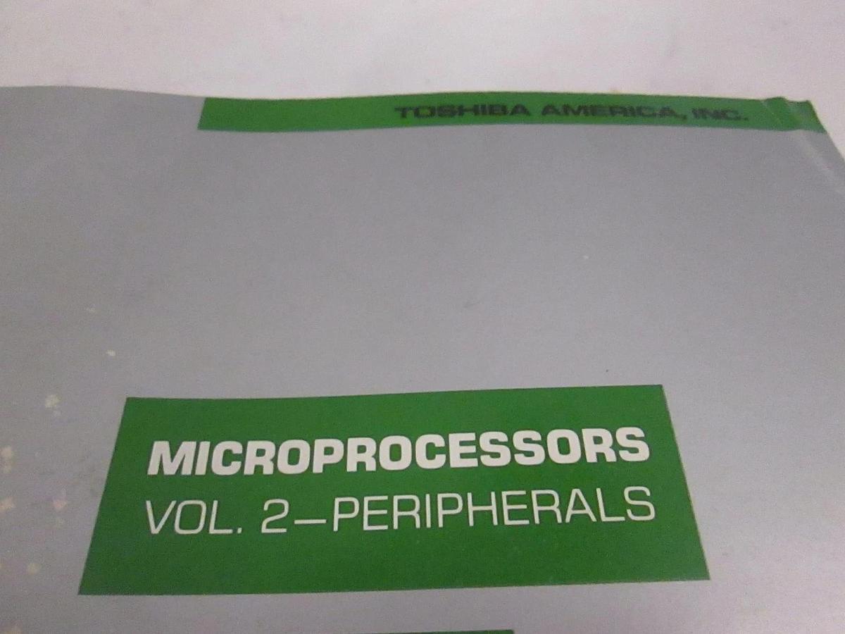 Used Toshiba Microprocessors Volume 2- Peripherals, Used