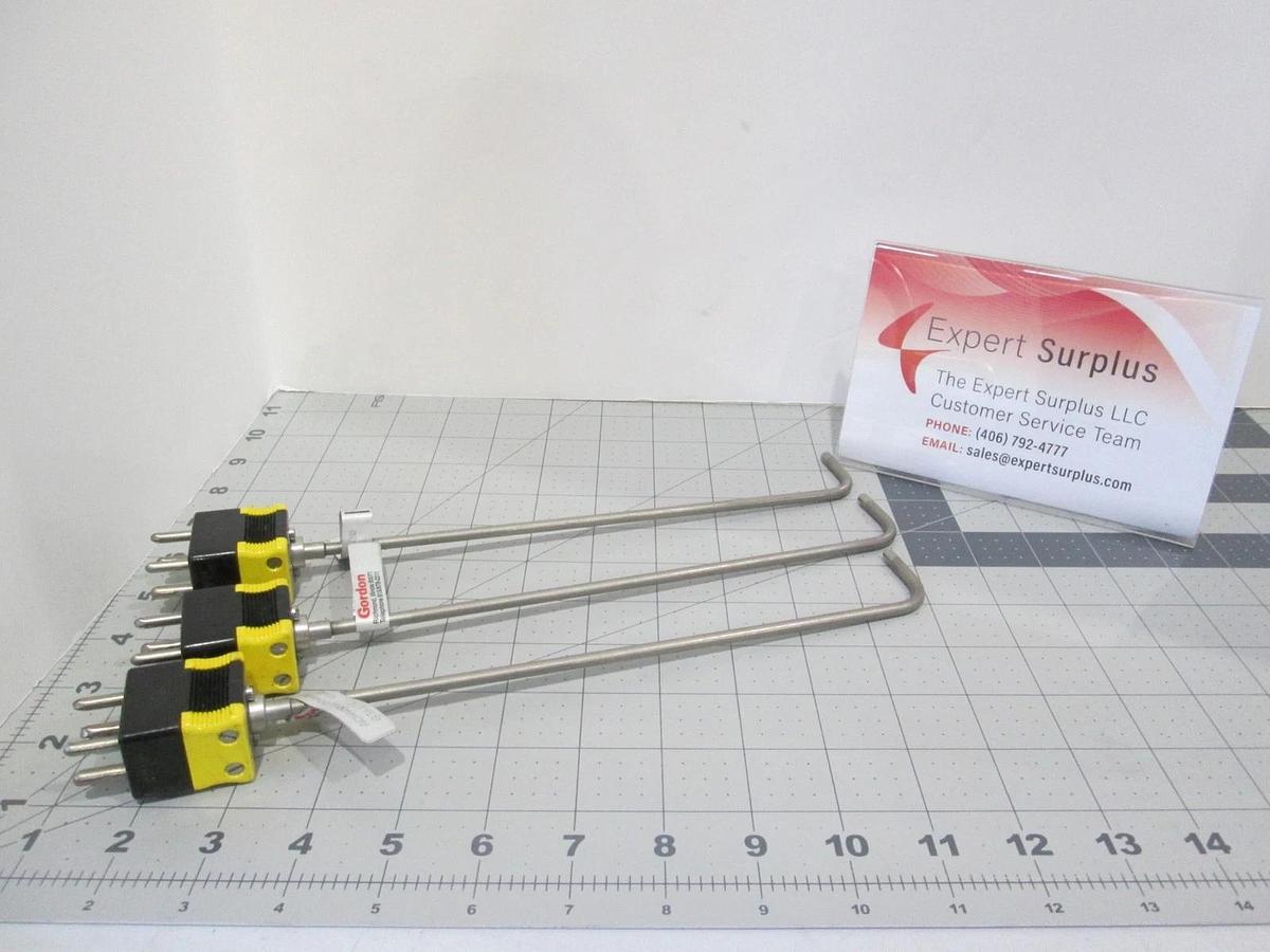 WJ Gordon, ACHA00Q100WK000, Thermocouple, Temp Measurement Sensor, New, Lot of 3