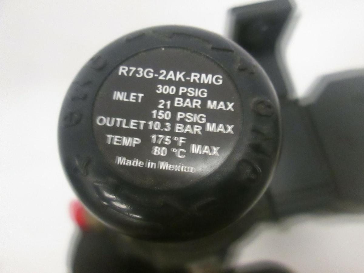 Used Norgren, Air Press Regulator Assy w/ Gauge, R73G-2AK-RMG, Used