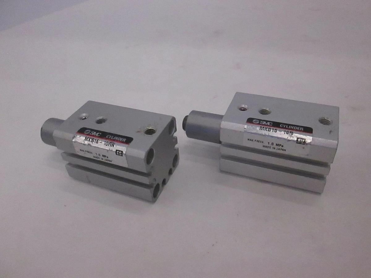 Used SMC, MKB16-10R, Rotary Clamp Cylinder, Used, Lot of 2