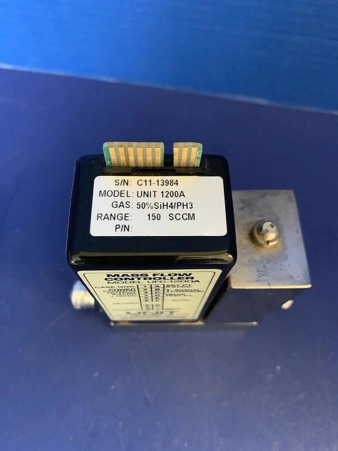 Used Unit UFC-1200A Mass Flow Controller, 50%SIH4/PH3, 150 SCCM Refurbished