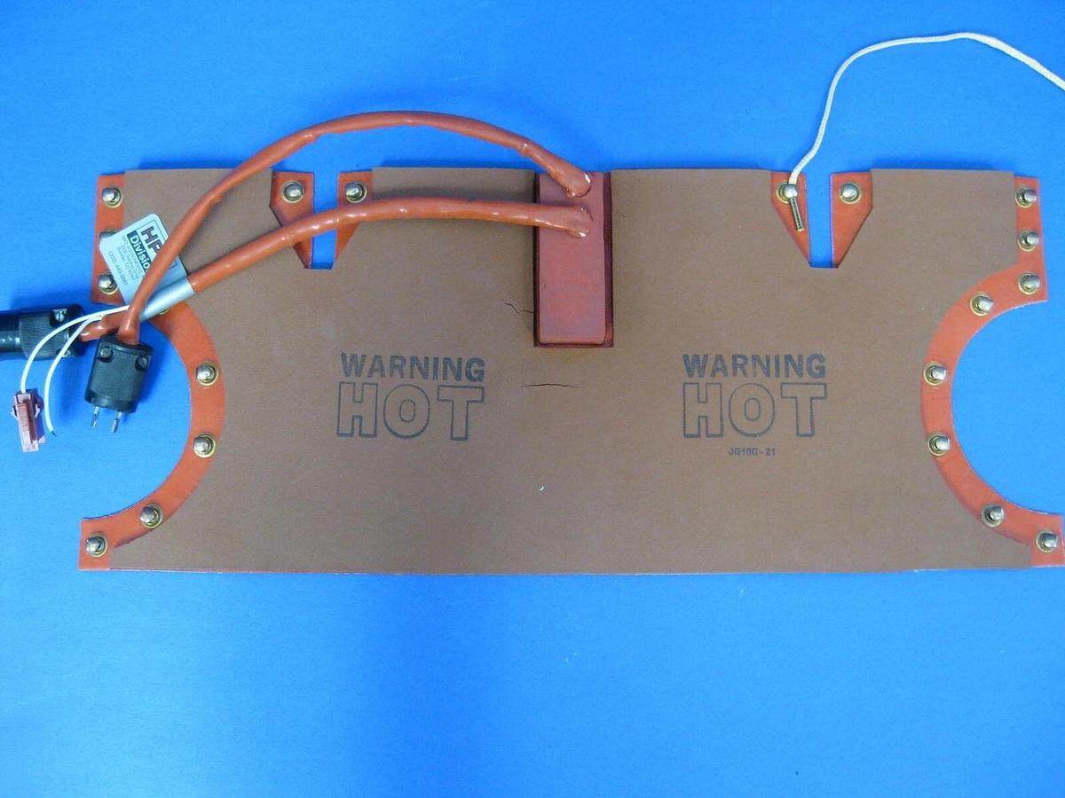 Used MKS HPS 9340-0198 Heater Jacket for ISO-100 Vacuum Valve, Used
