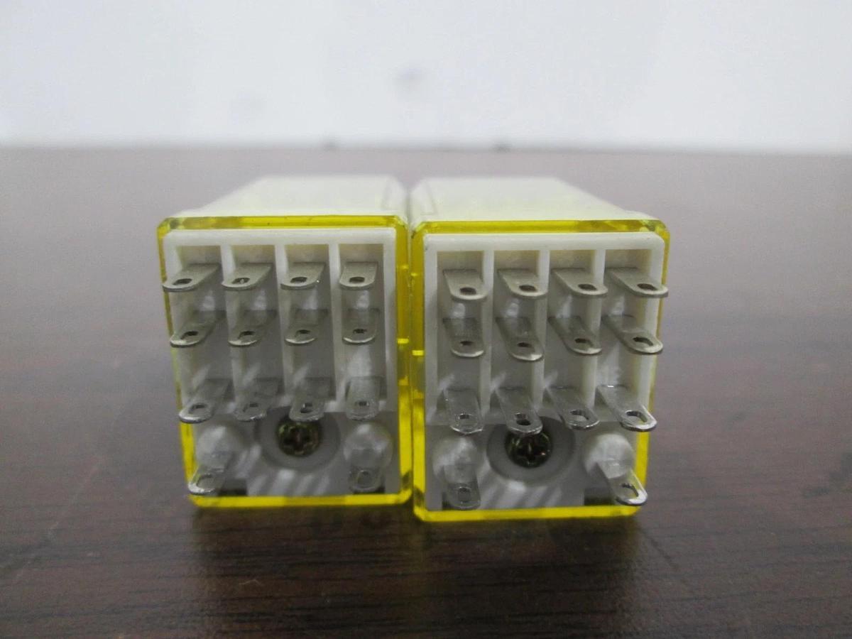 Used Idec, RY42S-U, Relay, AC24V, 50/60Hz, Used, Lot of 2