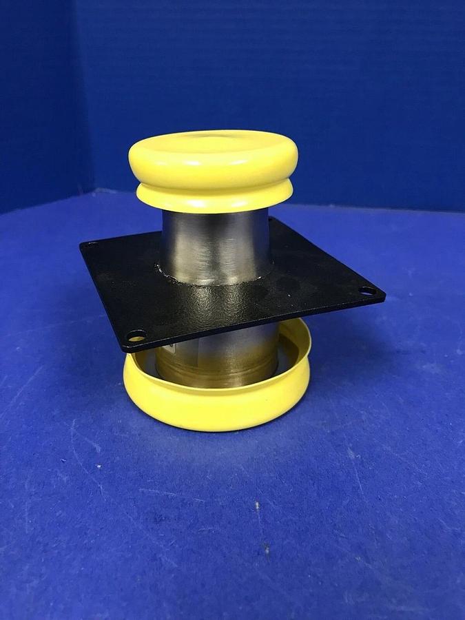 Used SS Vacuum Fitting: NW50 x NW40 Full Nipple Adapter w/ Mounting Bracket