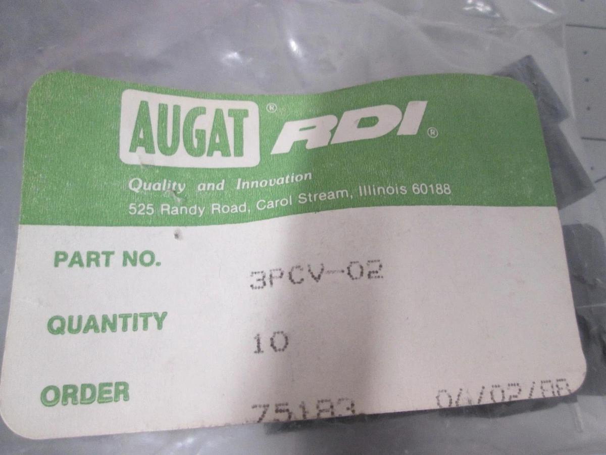 Augat RDI, Terminal Block, 2 Pole, 3PCV-02, PCB FeedThru, New, Lot of 99