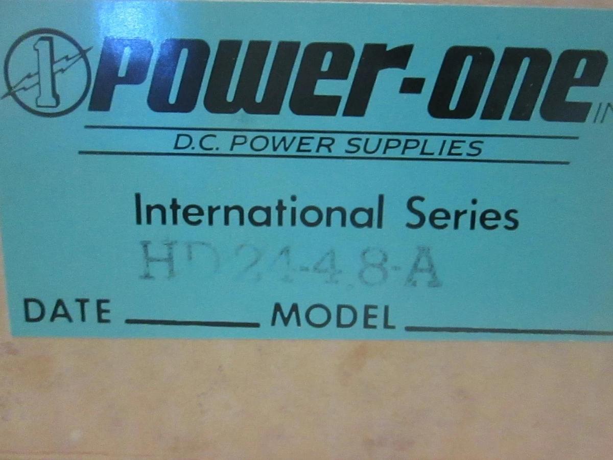 Power One, Power Supply, HD24-4.8A, New