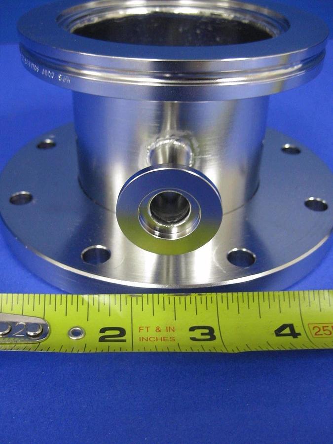 Stainless Steel Vacuum Pump Fitting: 5 5/8" OD Flange to ISO-80