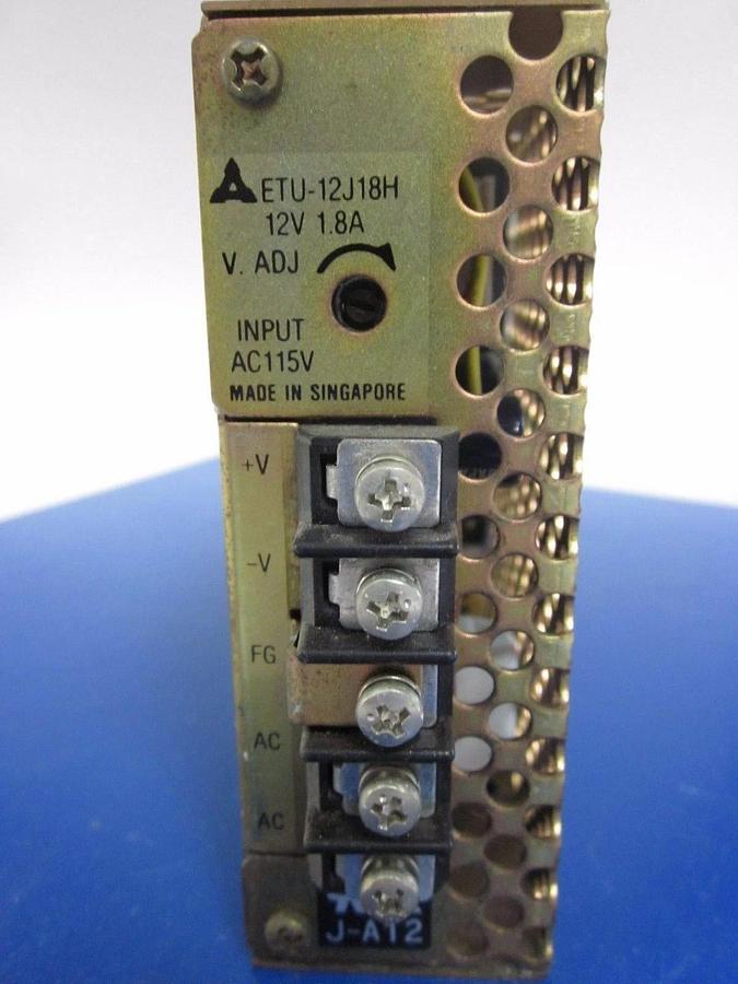 Used Matsushita ETU-12J18H Adjustable Power Supply, 12V, 1.8A, Input: AC 115V