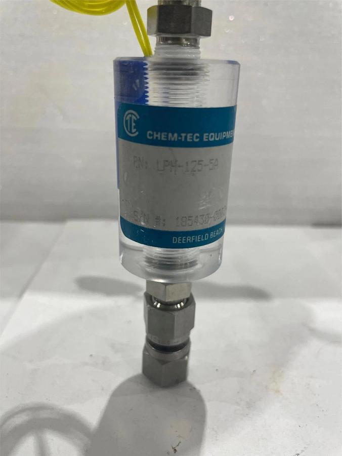 Used Chem-Tec Equipment Company, LPH-125-5A, Flow Monitor, Used