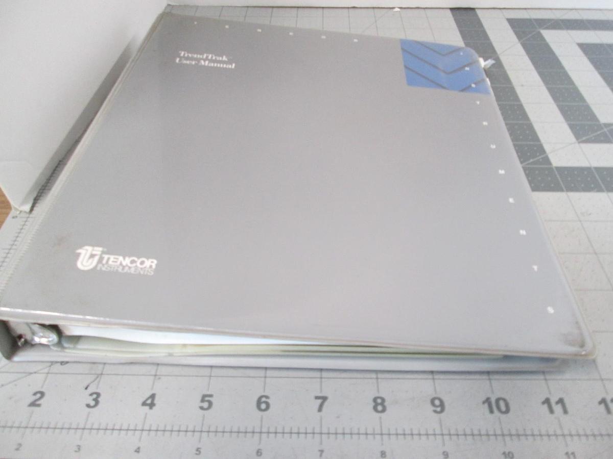 Used Tencor, TrendTrak User Manual, Used