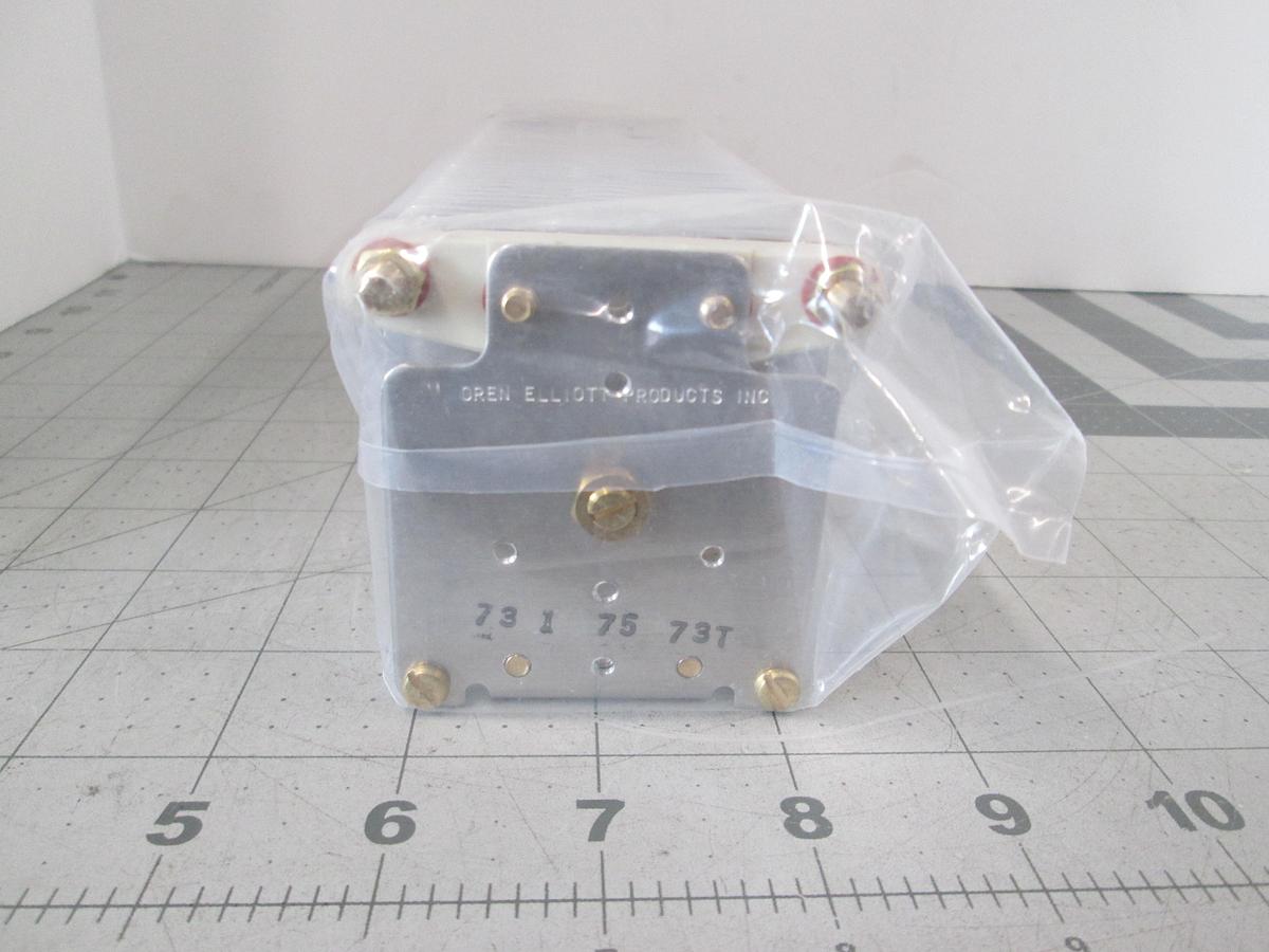 Oren Elliot Products, 731-75-73T, Air Variable Turning Capacitor, NEW NOS