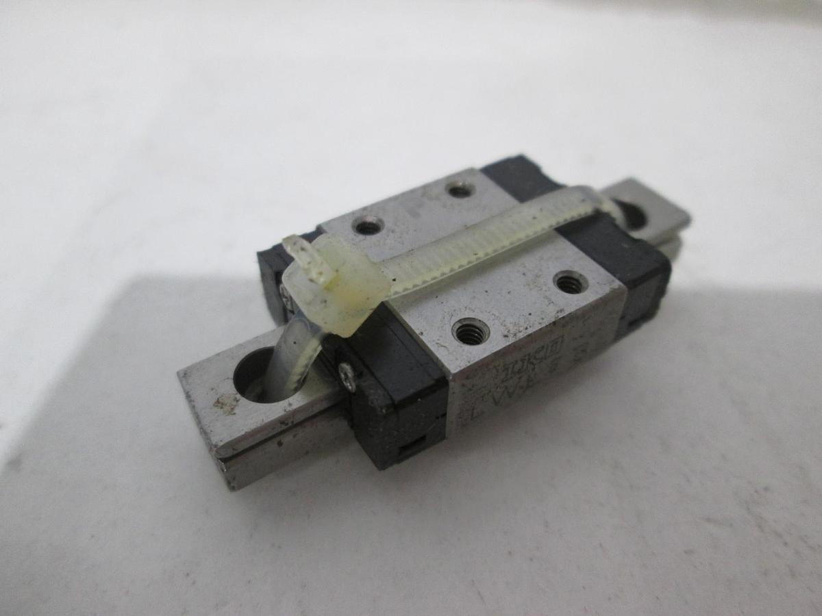 Used IKO, LWL7B, Linear Slide Block w/ Guide Rail, Used