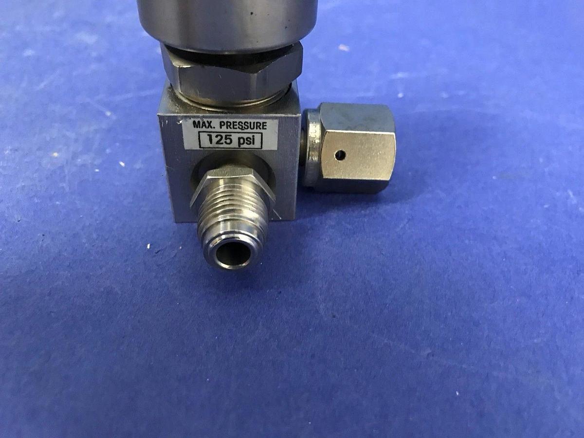 Used Aptech AP3550SM 3-Way, 1/2"FVCR x 1/2" FVCR x 1/4"MVCR , Lot of 2 Used