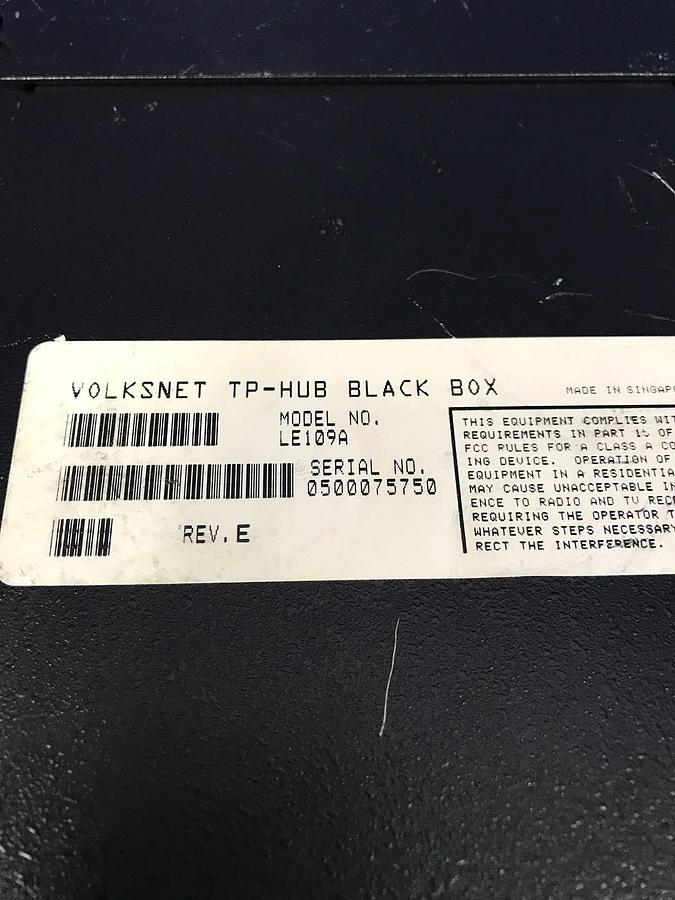 Used Volksnet TP-HUB Black Box Model LE109A, Used