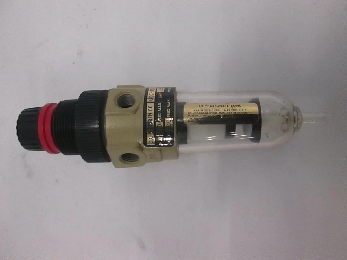Used Norgren, Pneumatic Filter and Regulator, Model B07-102A1KA, Used