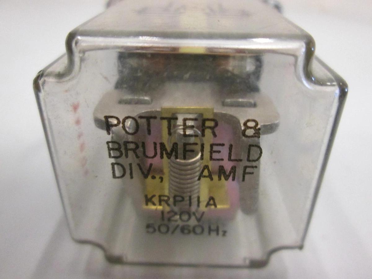 Used Potter & Brumfield, KRP11A, 120V Relay, Used
