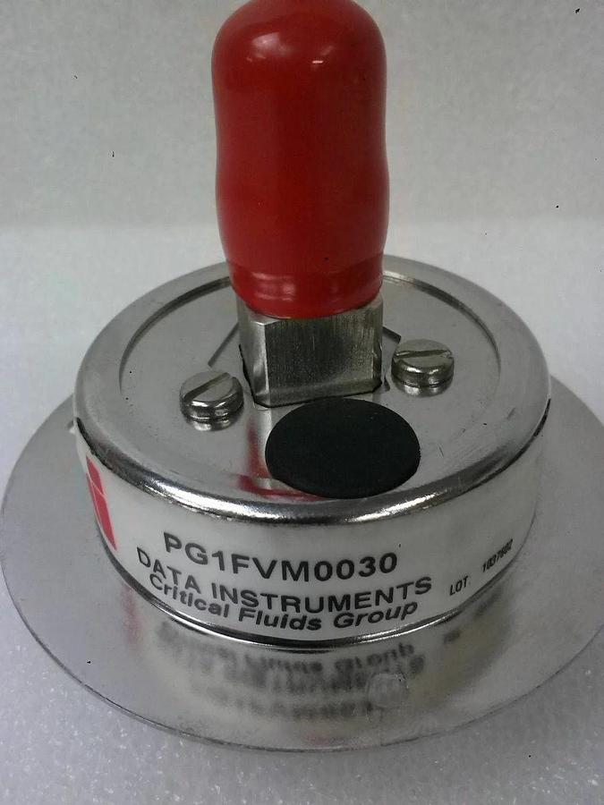 Data Instruments PG1FVM0030 Pressure Gauge 0-30psi Back Mount 1/4" MVCR, NWOB