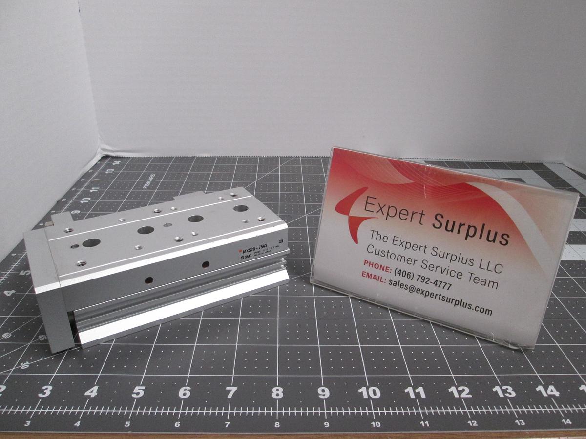 Used SMC MXS20-75AS Precision Air Slide Table