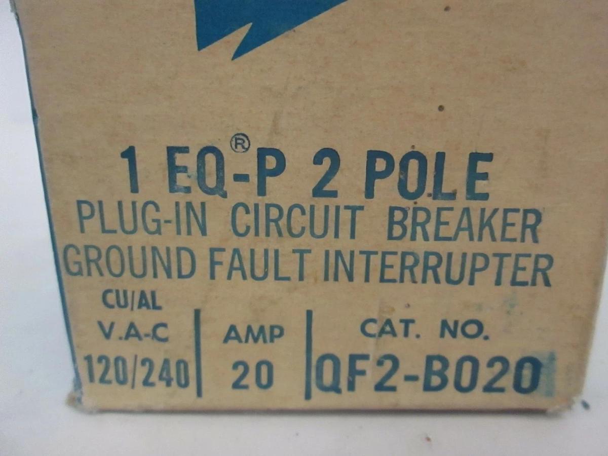 ITE Siemens, QF2-B020, 2 Pole Circuit Breaker, New, Lot of 2