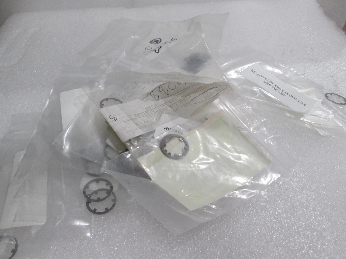 Retaining Ring, 1/2" Shaft, SS, 205-595, New, Lot of 49