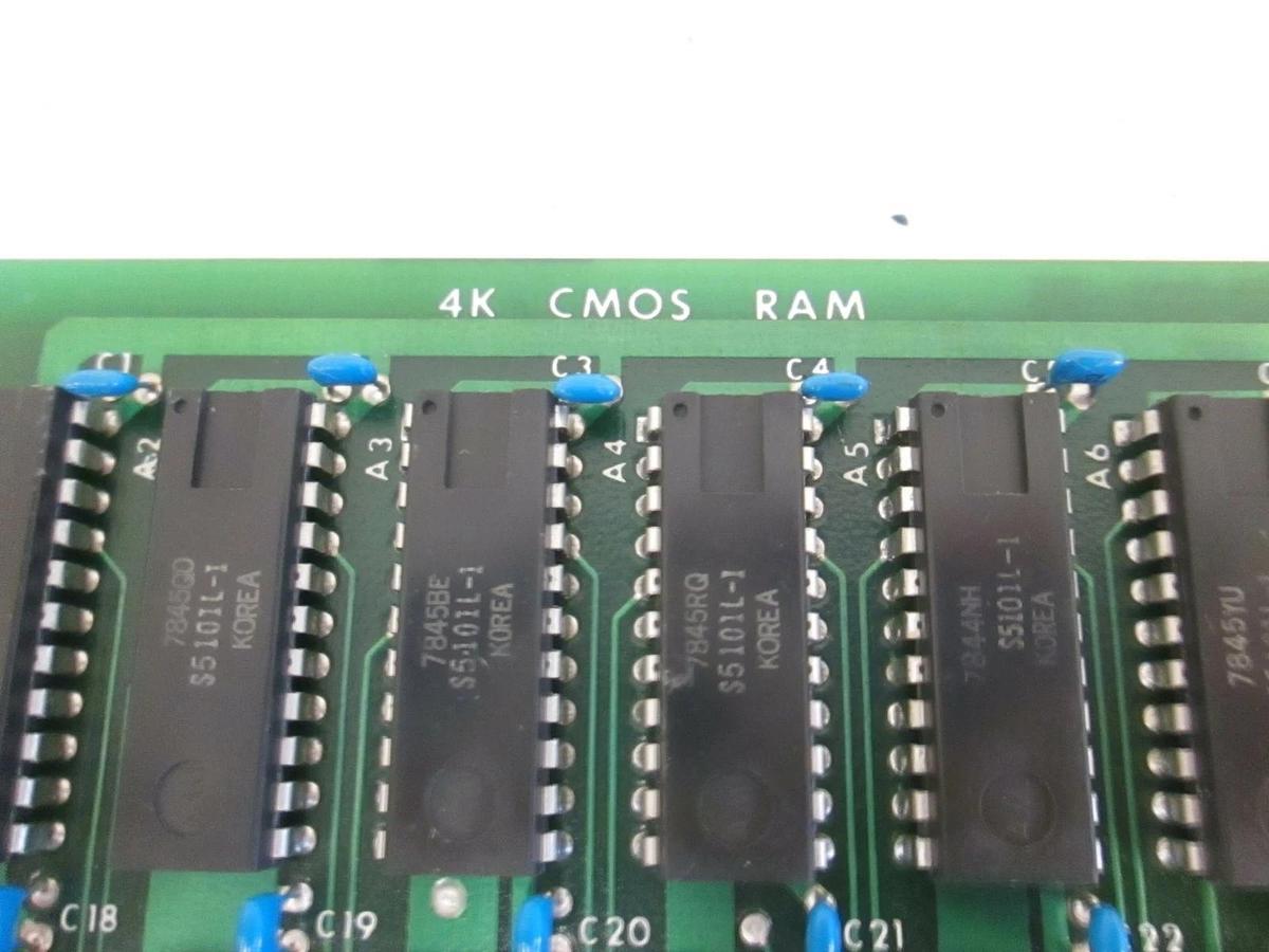 Used Intel 4K CMOS Ram, 04-0652-001-01, PCB Assy, Working When Removed