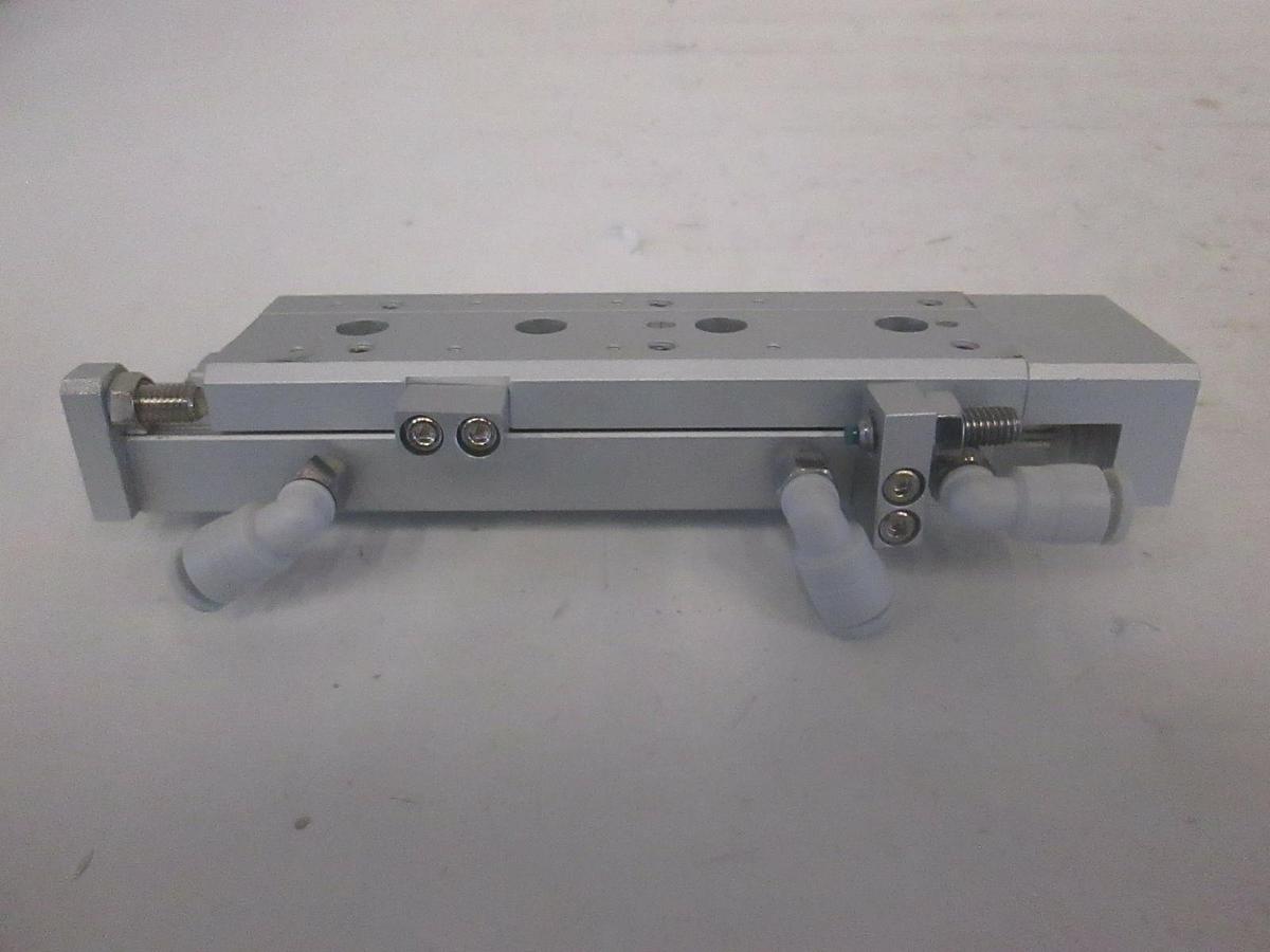 Used SMC 13-MXS6-50A Pneumatic Linear Guided Air Cylinder, Used