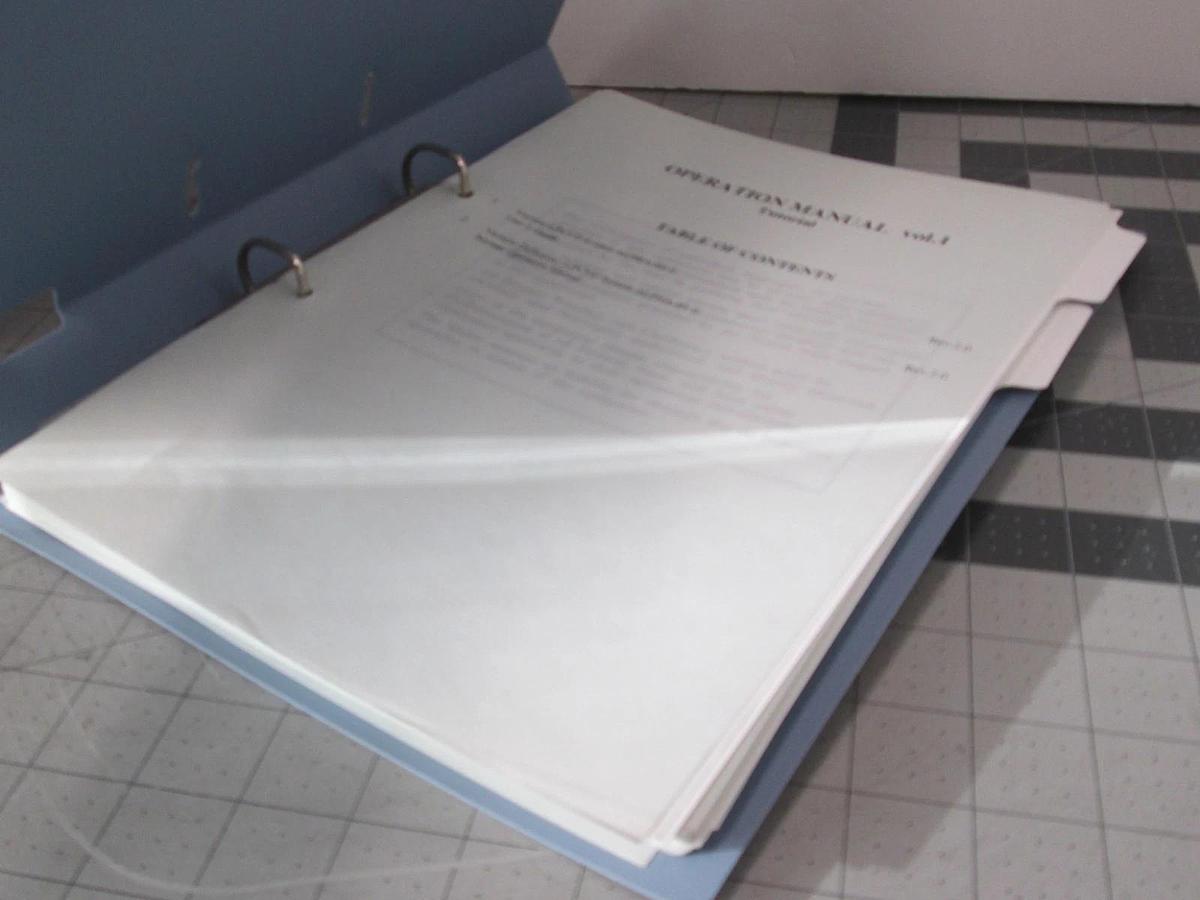 Used TEL Tokyo, ALPHA-8S, Operation Manual VOL. 1, Used