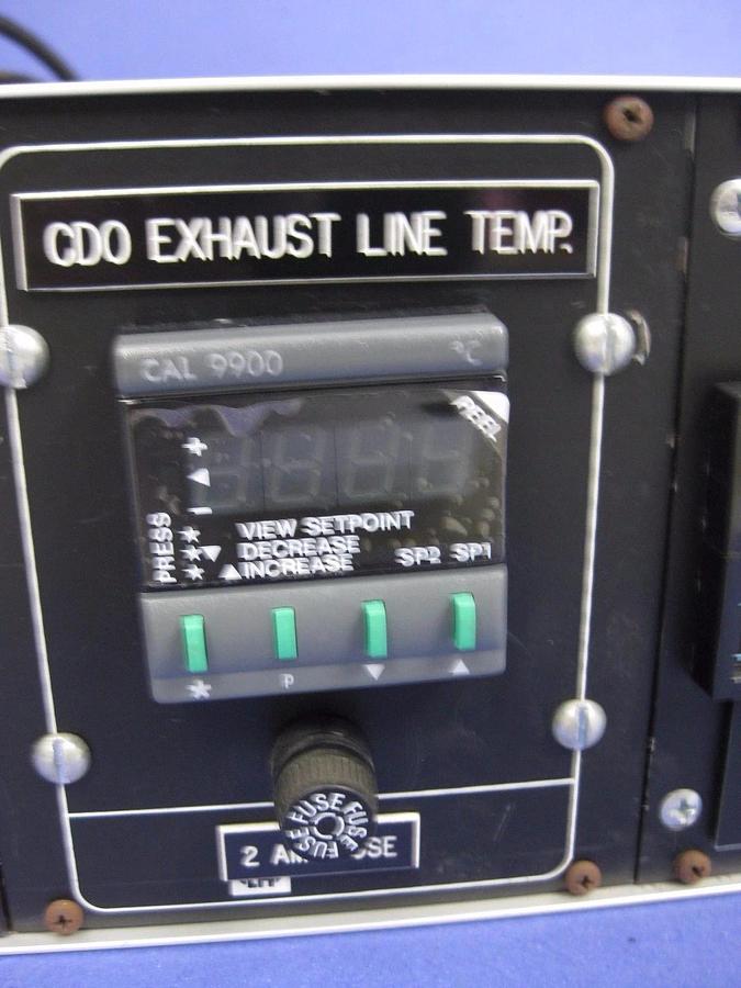 Used LH Leybold Vacuum and Temperature Controller Module Assy w/ Thermovac TM22