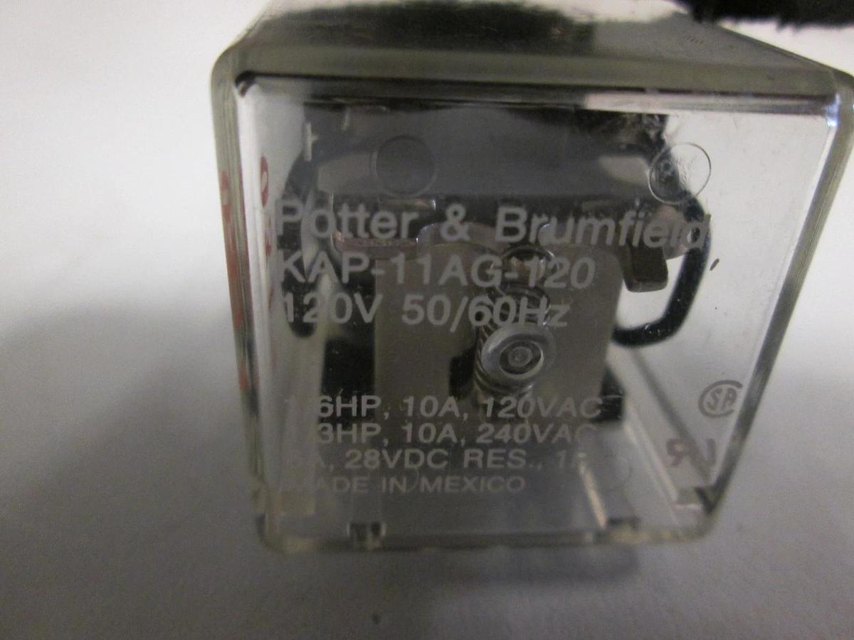 Used Potter & Brumfield, KAP-11AG-120, 120V Relay, Used