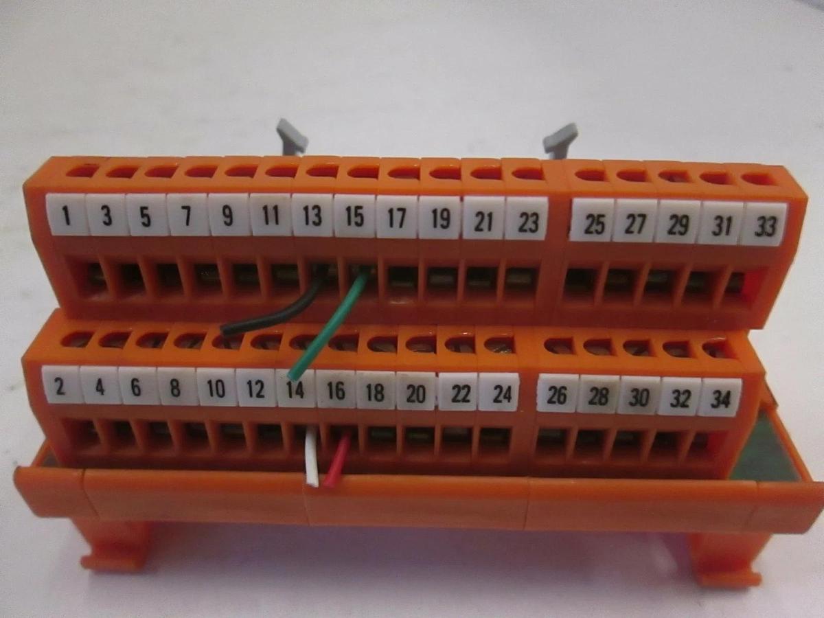 Used Phoenix Contact, 34 Position Connector, Used