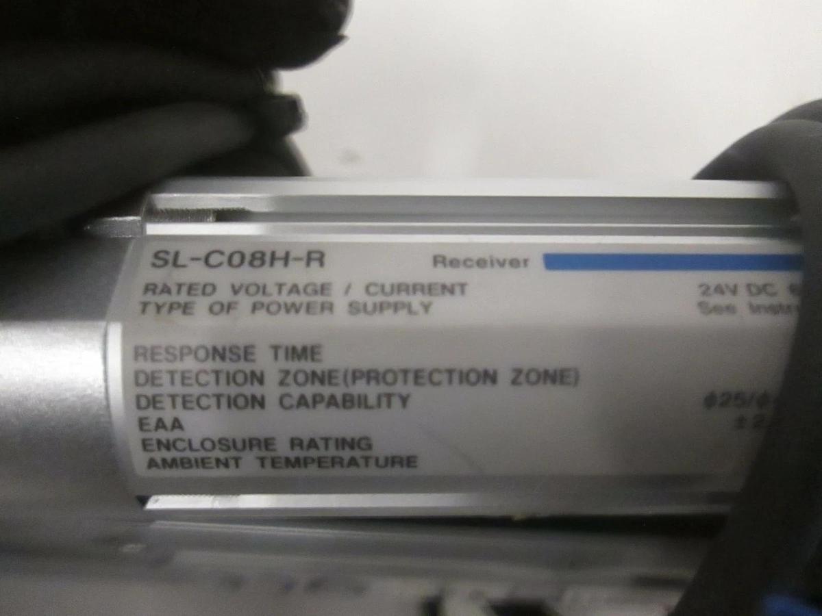 Used Keyence SL-C08H-R, Safety Light Curtain Receiver, Used, Lot of 2