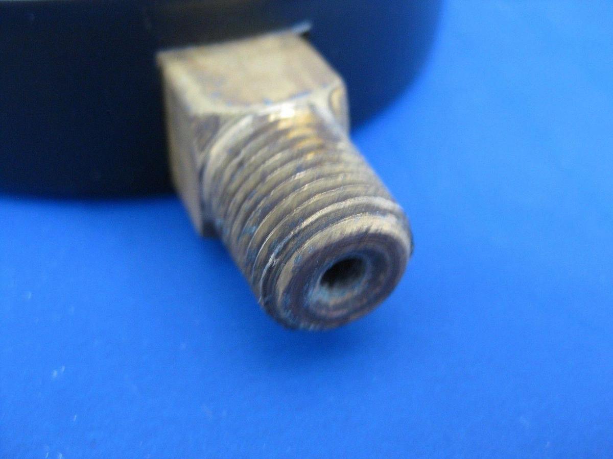 Used Marshall Town 3.5" Vacuum Gauge, 0-30" HG VAC / 0 to -100 kPa , New