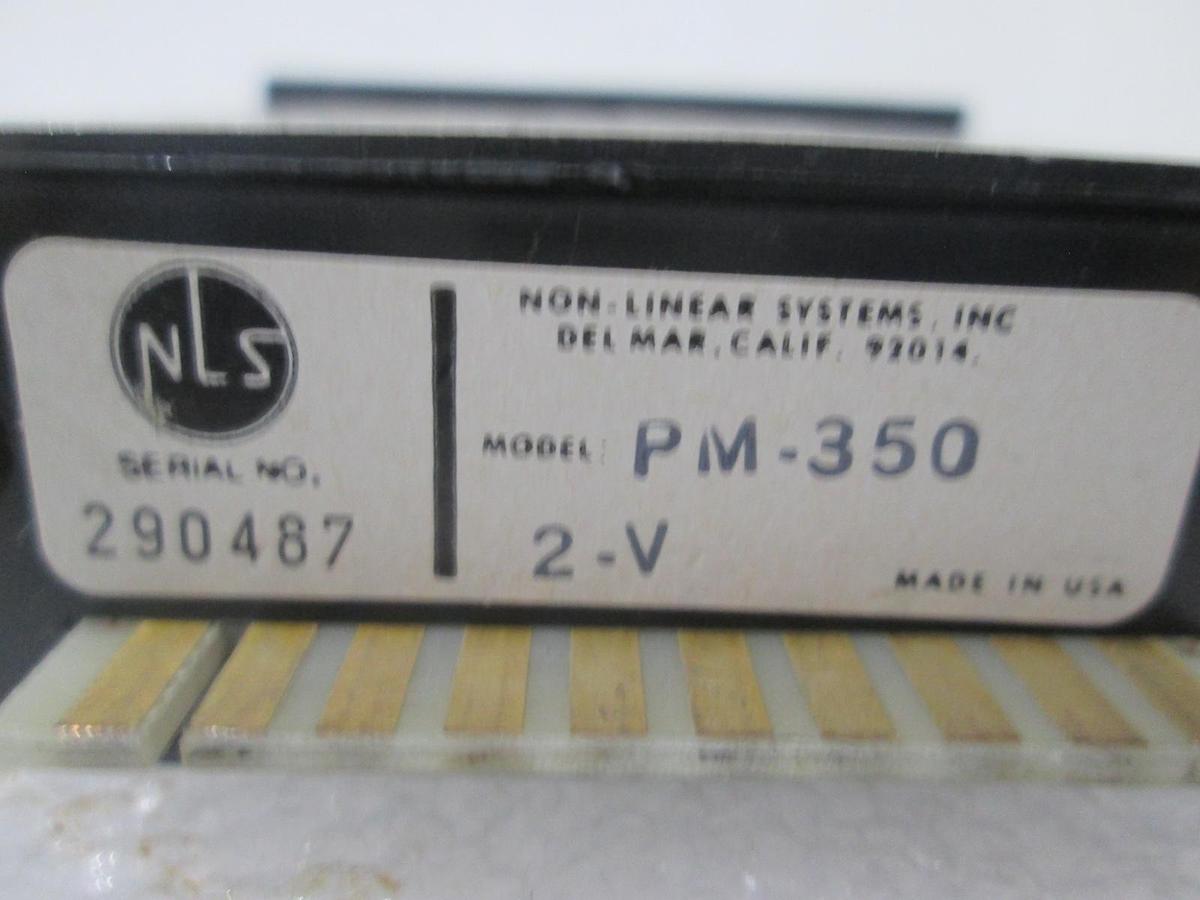 Used Non-Linear Systems, PM-350, Digital Panel Meter, Used