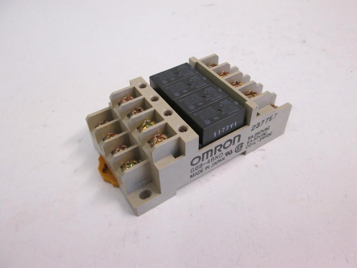 Used OMRON G6B-4BND Terminal Relay