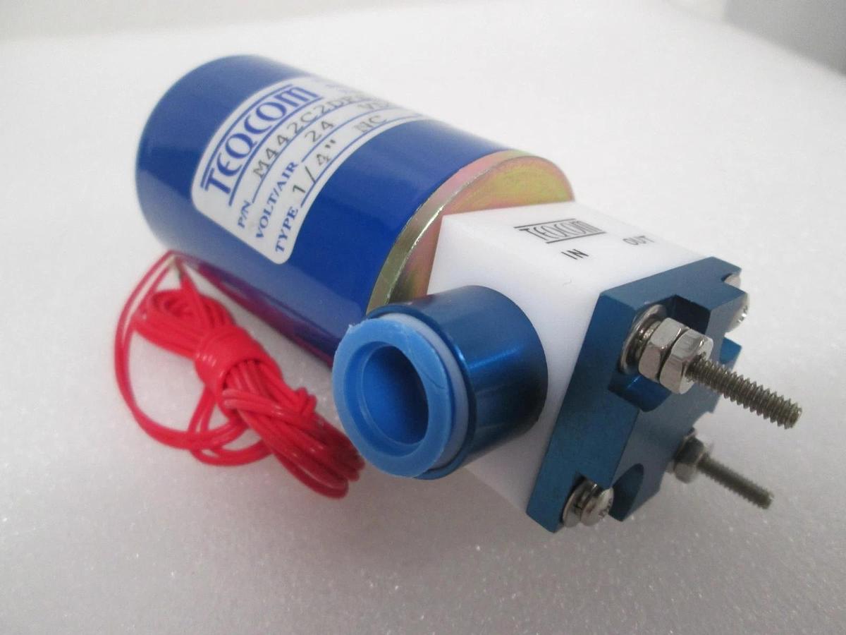 Teqom, M442C2DFS-HT-2RL, 2 Way Valve,40PSI, 1/4" NC, 24 VDC, , New