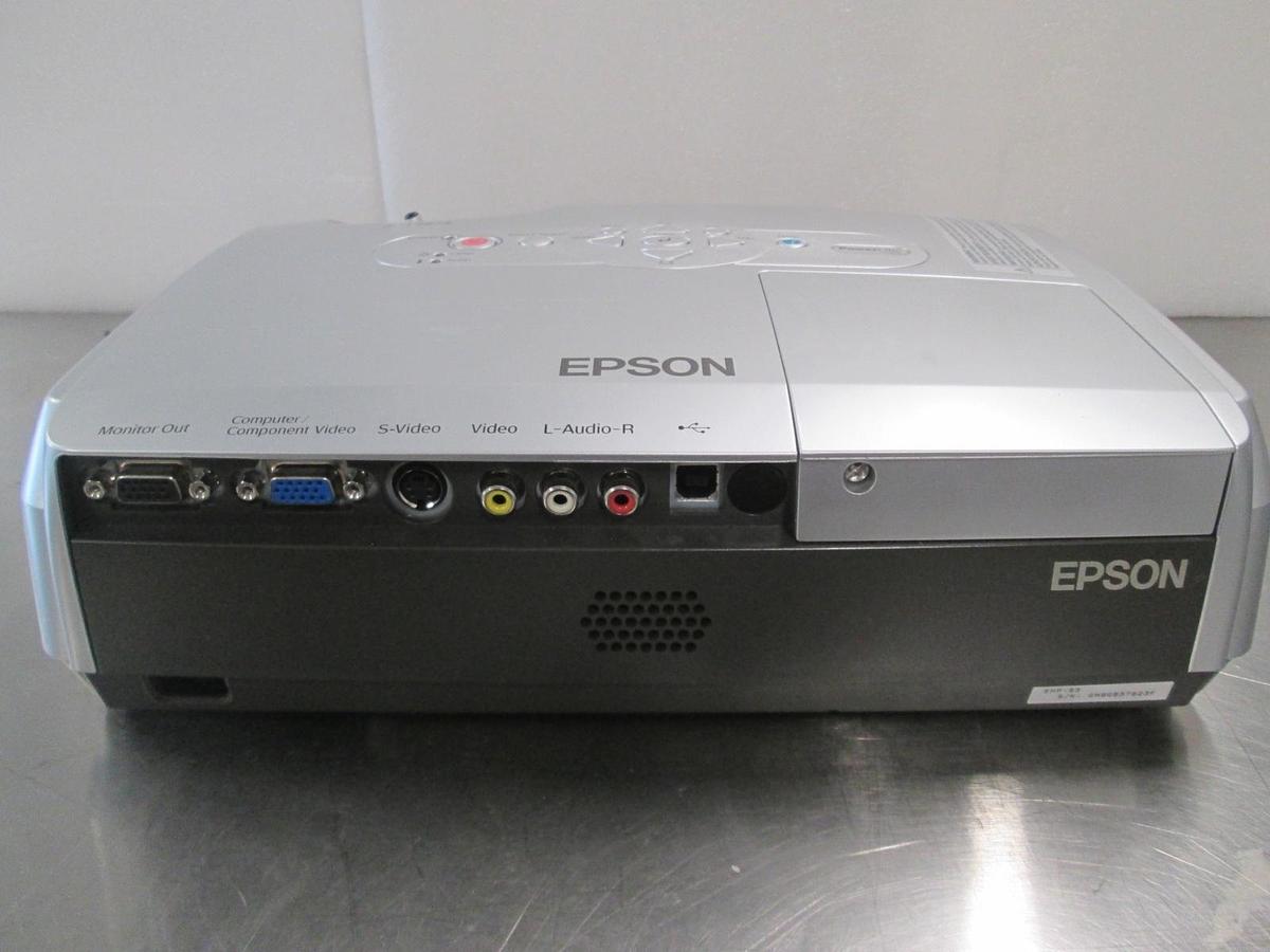 Used Epson Model: EMP-S3, LCD projector 100-240v, 50/60Hz 2.2-1.0A, Used