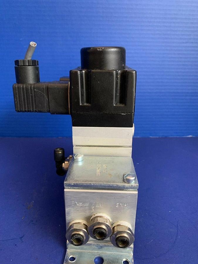 Used Humphrey M42E2  Solenoid Air Valve Assy w/ 2 Valves and MC-3 Manifold, Used