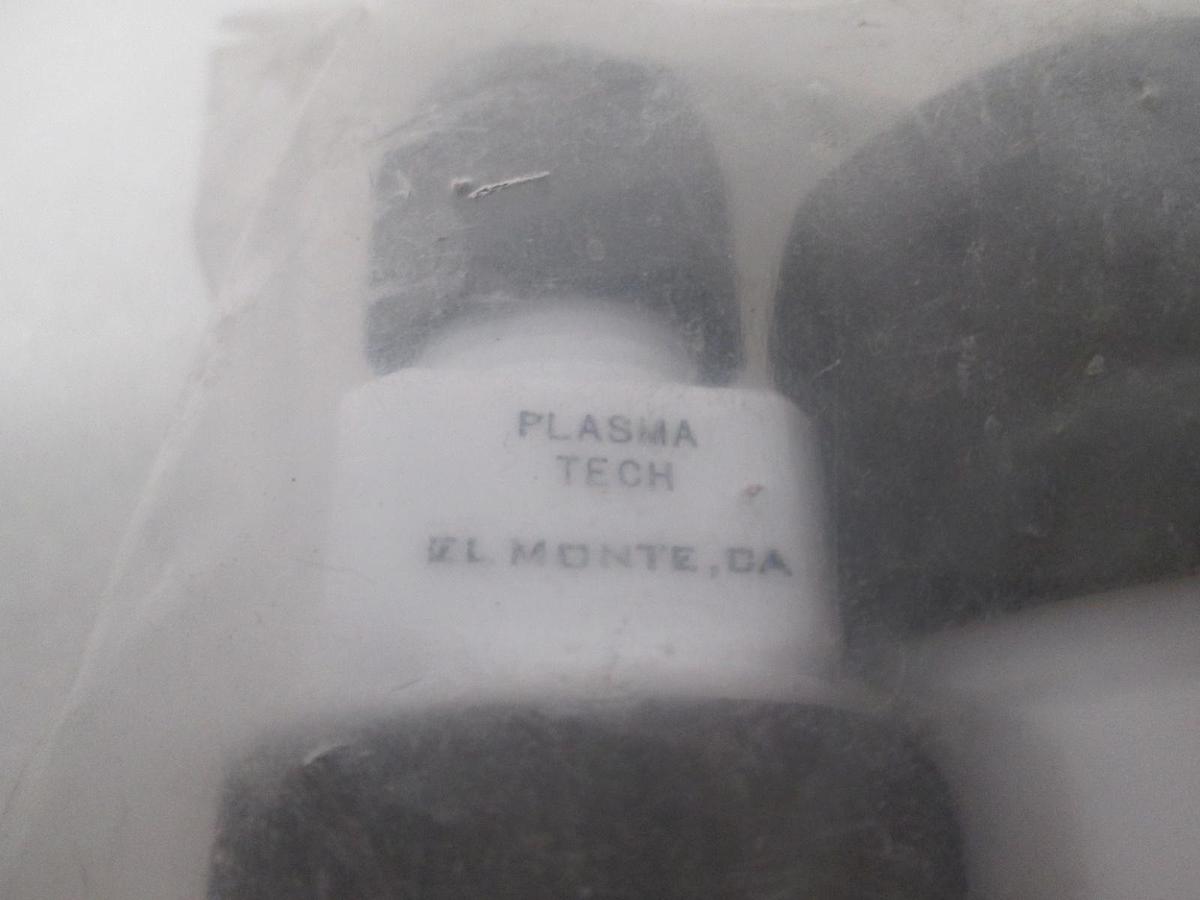 Used Plasmatech, 02M1912, TFE Teflon Fitting, New, Lot of 2