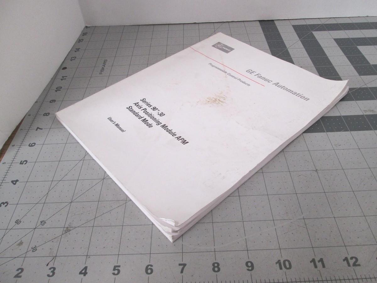 Used GE Fanuc, Series 90-30, Axis Positioning Module APM Standard Mode, Manual, Used
