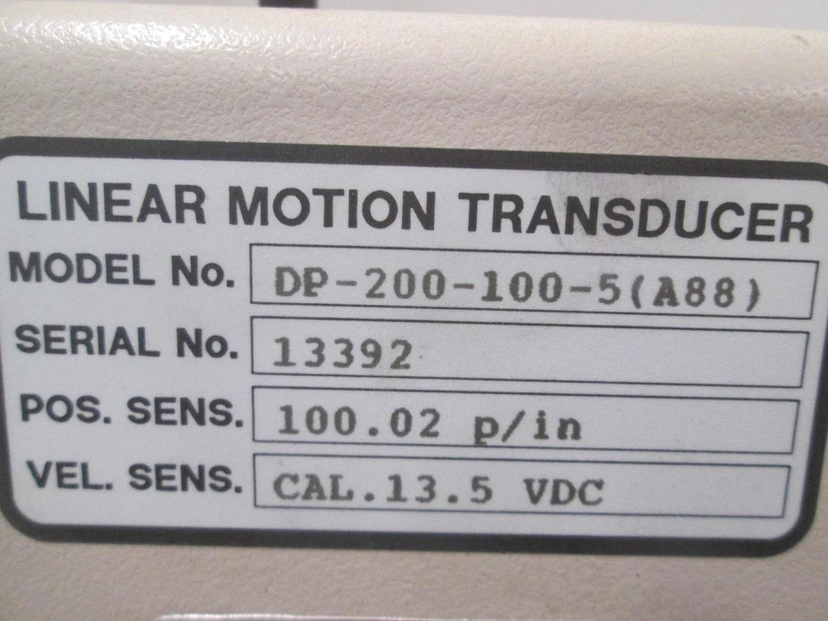 Used Linear Motion Transducer, DP-200-100-5, Used