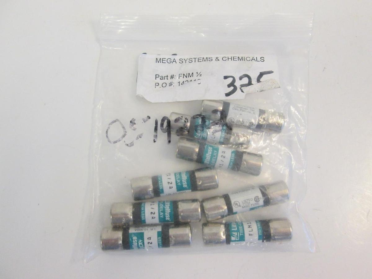Littlefuse Fusetron FLM-1/2A Fuse, Lot 8, New