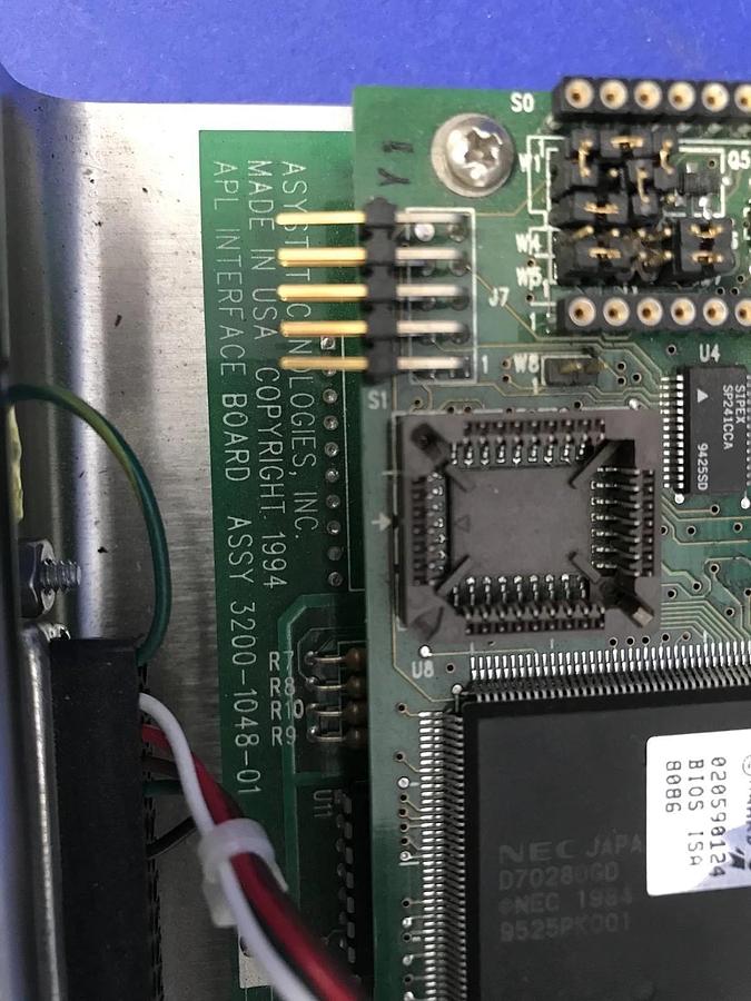 Used Asyst Technologies 3200-1048-01 APL Interface Board, PCB