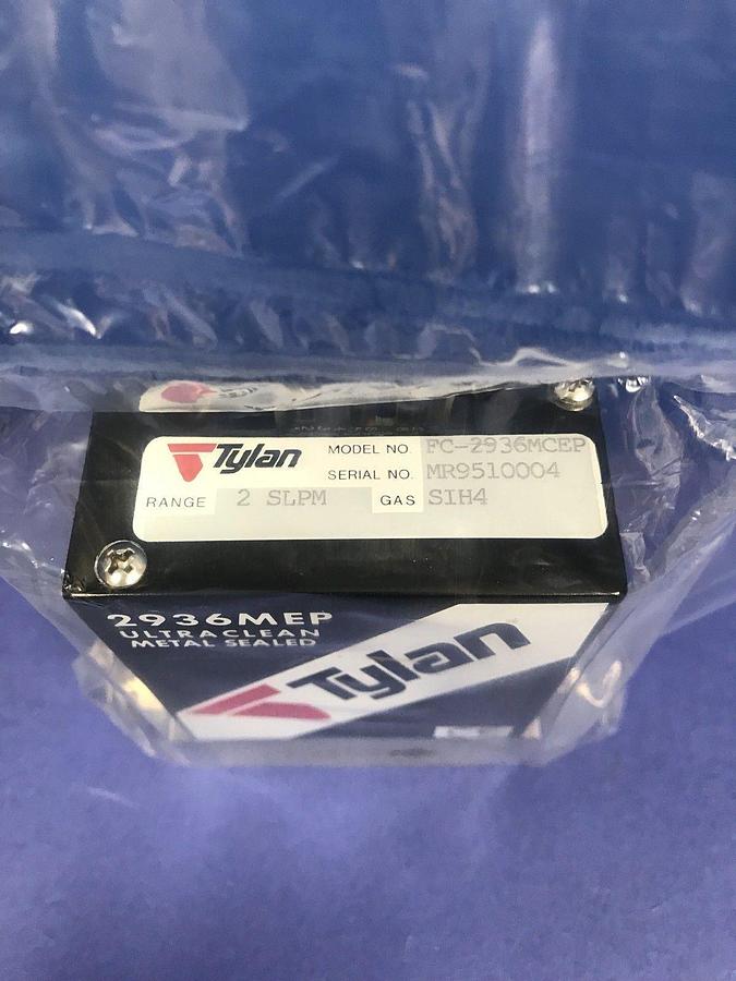 Used Tylan 2936MEP MFC Mass Flow Controller SiH4, 2 SLPM, Rfrb