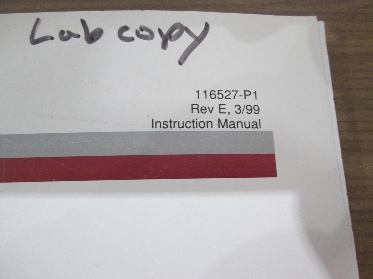 Used MKS, Type 1179A and 2179A MFC and Type 179A Meter, Instruction Manual, Used