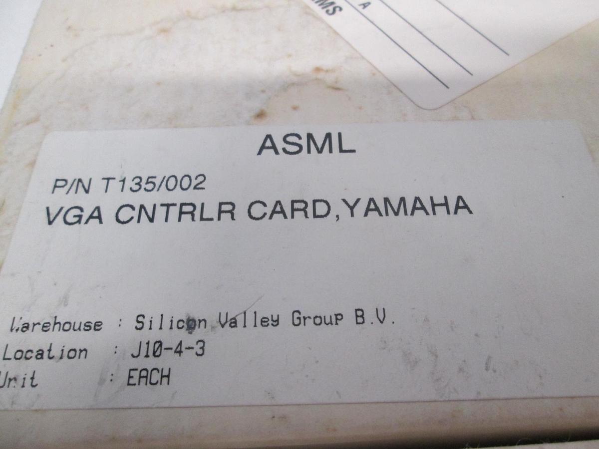 Used Yamaha, T135/002 VGA Card Industrial Controller Board New In Box