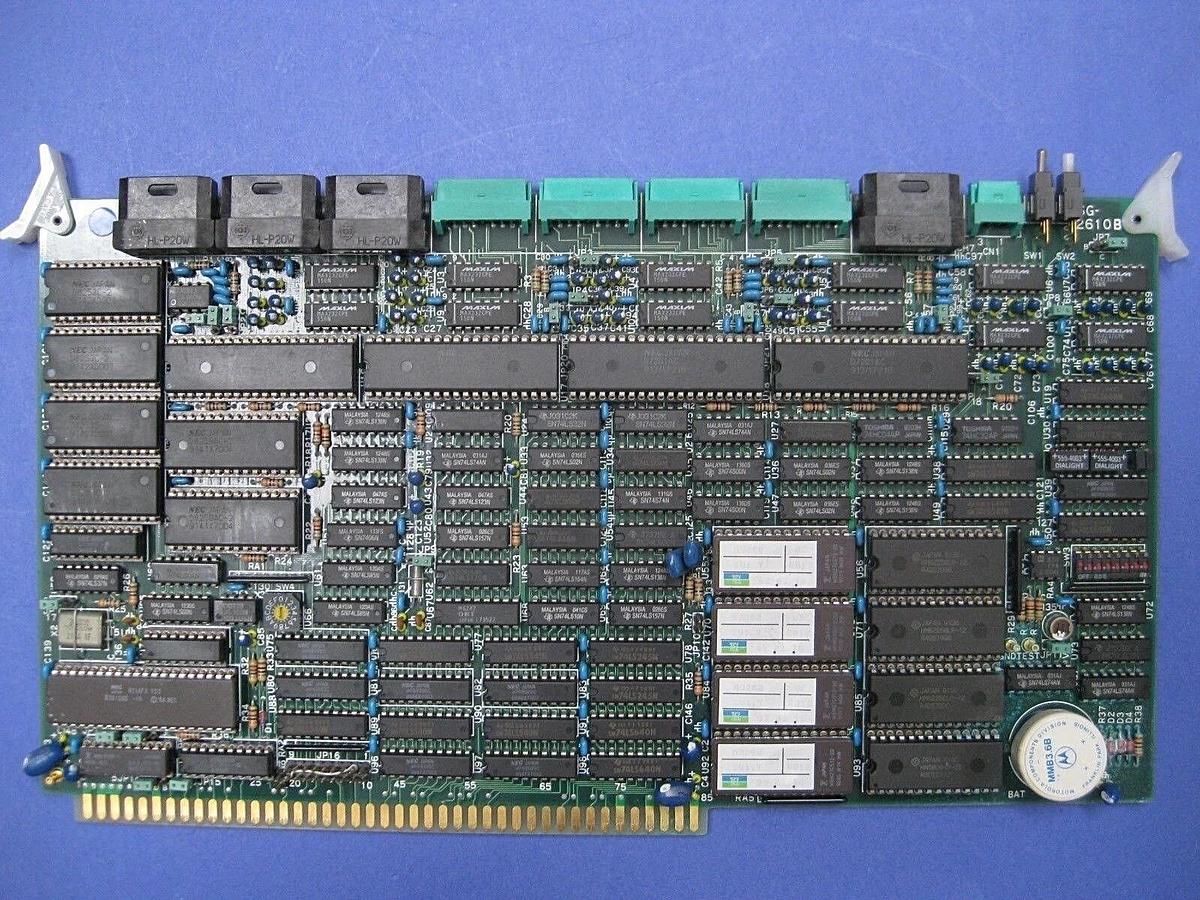 Used TEL Tokyo Electron SG-2610B PCB for a 3100 CTL Control Unit - Modified Connector
