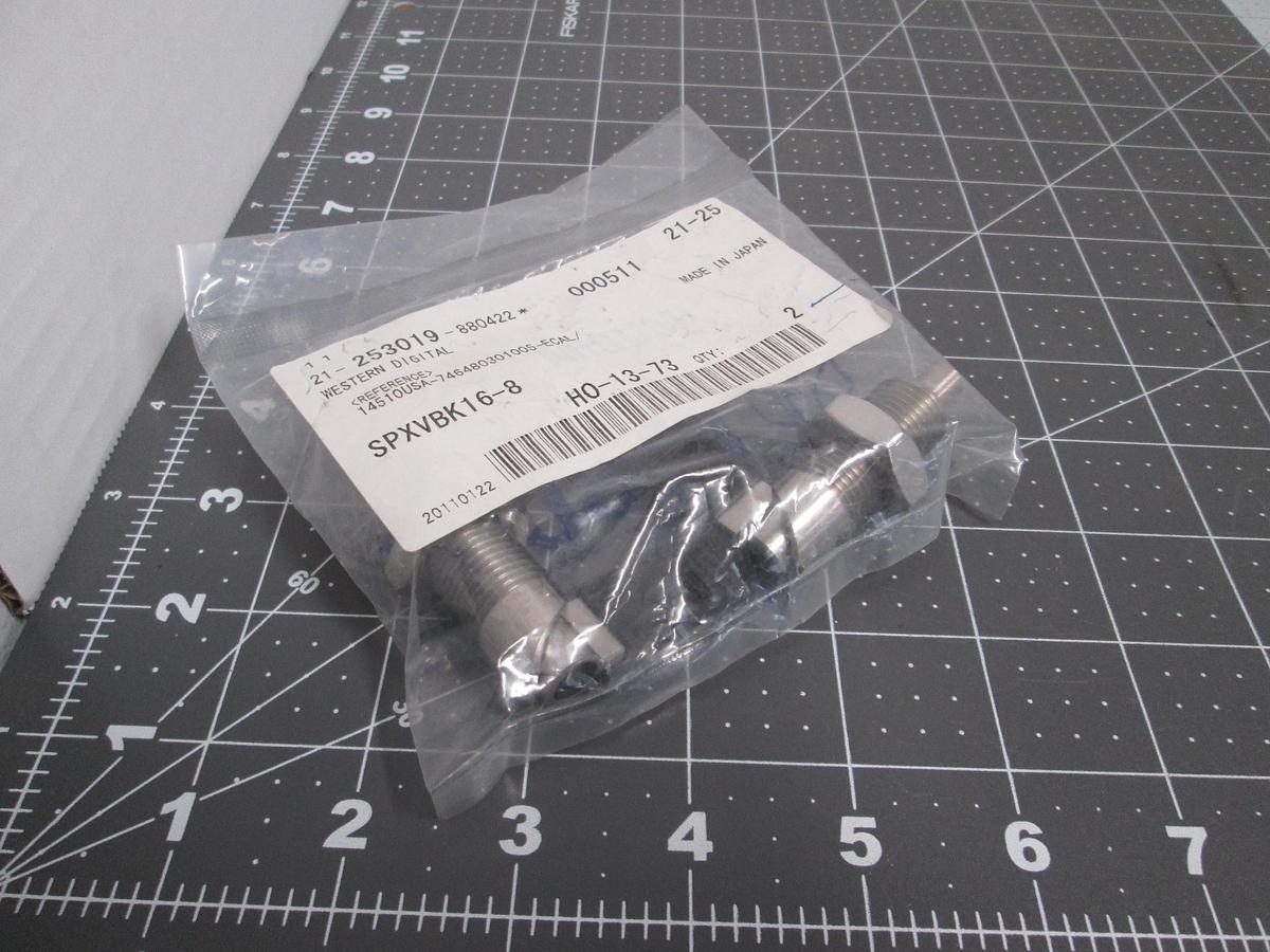 Used Misumi SPXVBK16-8 Stainless Steel Indexing Plunger M16 Lever Type Lot of 2