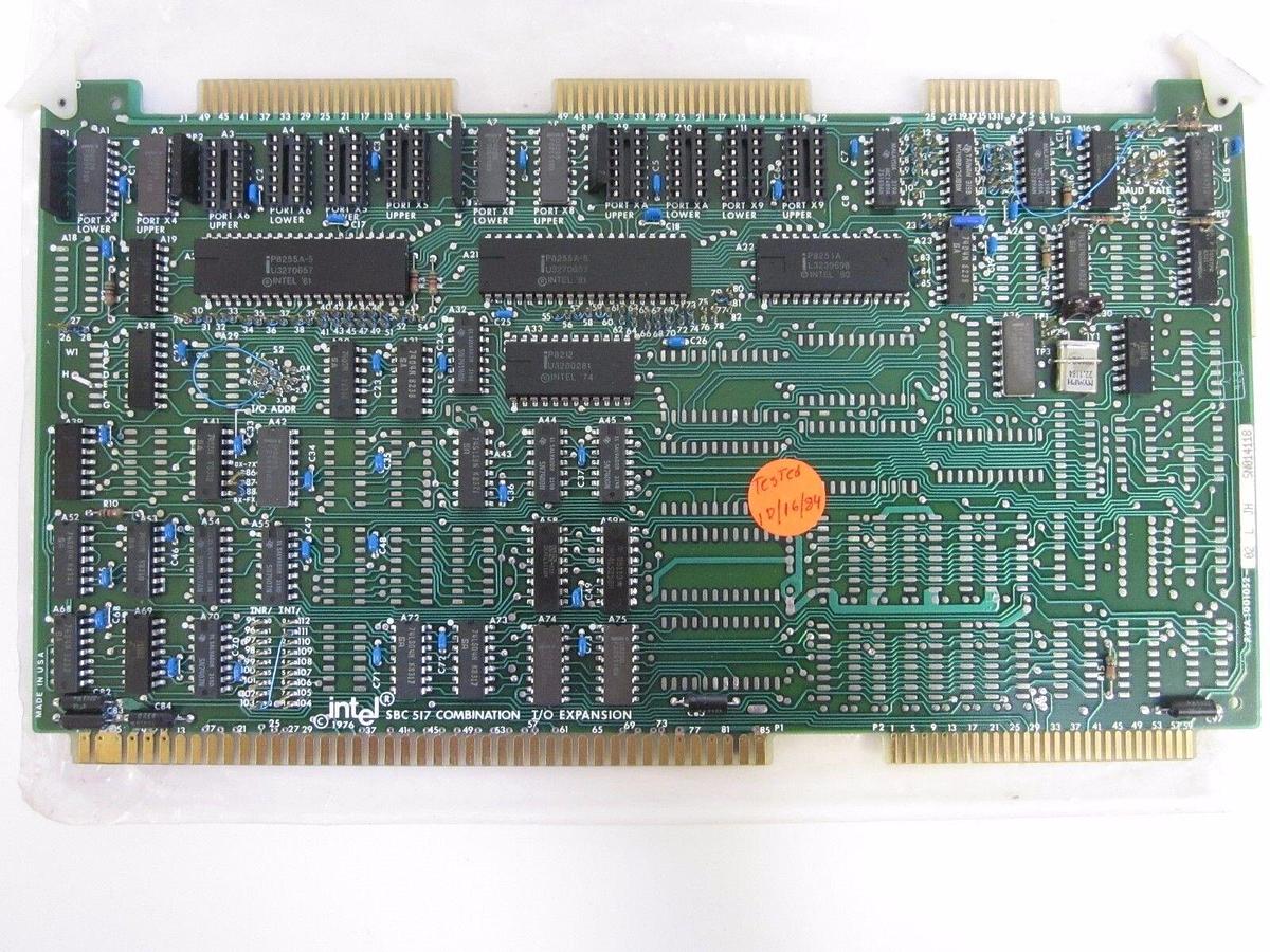 Used Intel SBC 517 Combination I/O Expansion PCB, PWA-1001052-02