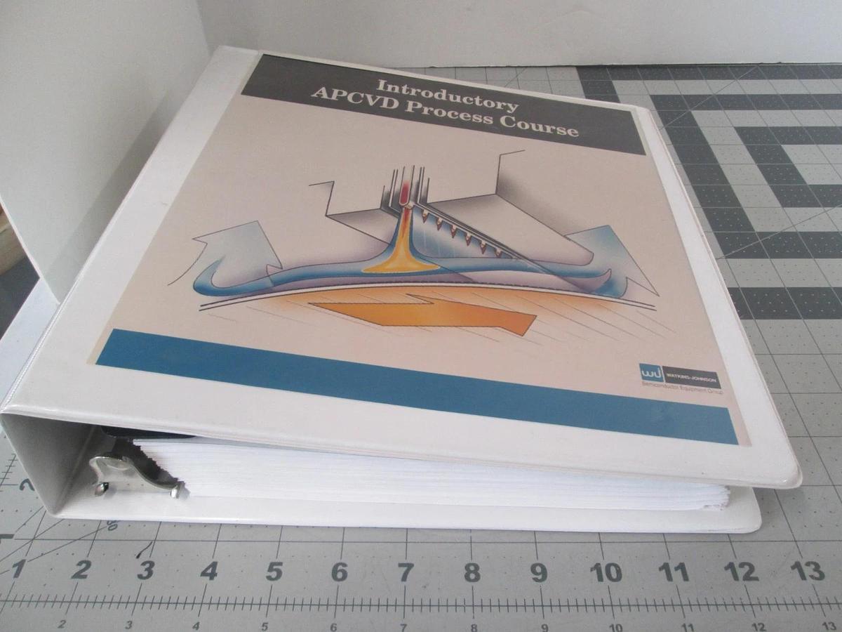 Used Watkins Johnson, Introductory APCVD Process Course Student Guide, Used