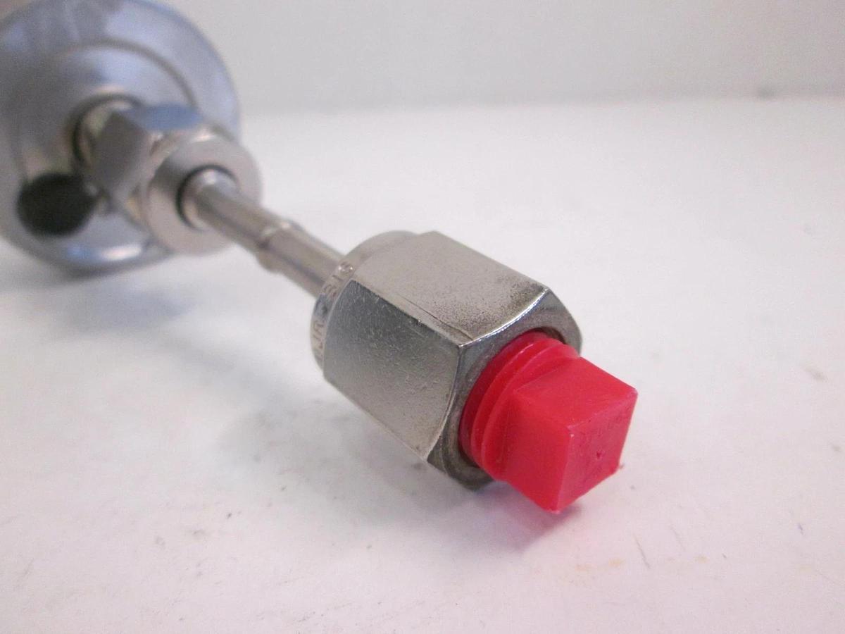 Used NKS Gauge 1581058, 76-0cmHG, 0-3 kgf/cm2, 1/4 fixed MVCR with adapter